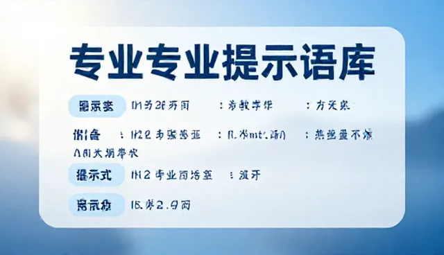 提示词四要素是哪四种？解析某因素如何影响结果